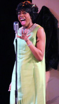 Delana Flowers as Dinah Washington Delana Flowers as Dinah Washington