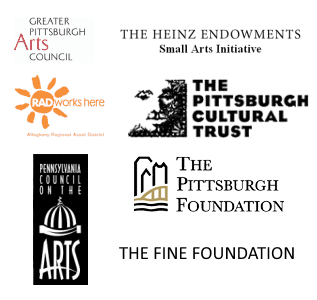 Fine, GPAC, Heinz Small Arts, Pgh Foundation, RAD, Cultural Trust, PA Council for the Arts
