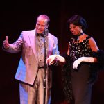 Les Howard as Brook Benton and Delana Flowers as Dinah Washington